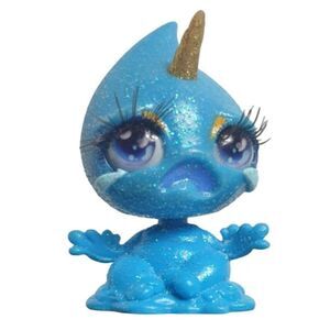 Poopsie Cutie Tooties Puddles, Rare Blue Raindrop Unicorn Figure Hard to Find!